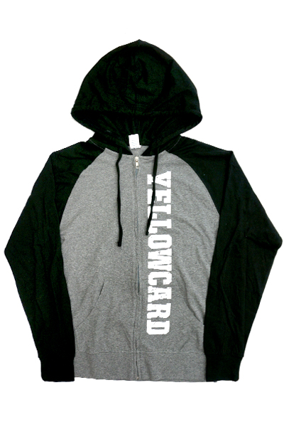 YELLOWCARD Logo Black Charcoal - Two-Tone Zip-Up