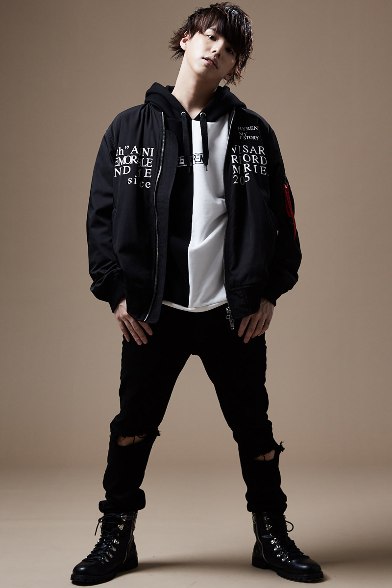 ロックファッション バンドグッズのgekirock Clothing My First Story Zephyren Ma 1 Captivate Black ロックファッション バンドグッズのgekirock Clothing My First Story Zephyren Ma 1 Captivate Black