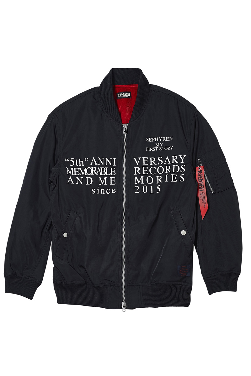ロックファッション バンドグッズのgekirock Clothing My First Story Zephyren Ma 1 Captivate Black ロックファッション バンドグッズのgekirock Clothing My First Story Zephyren Ma 1 Captivate Black