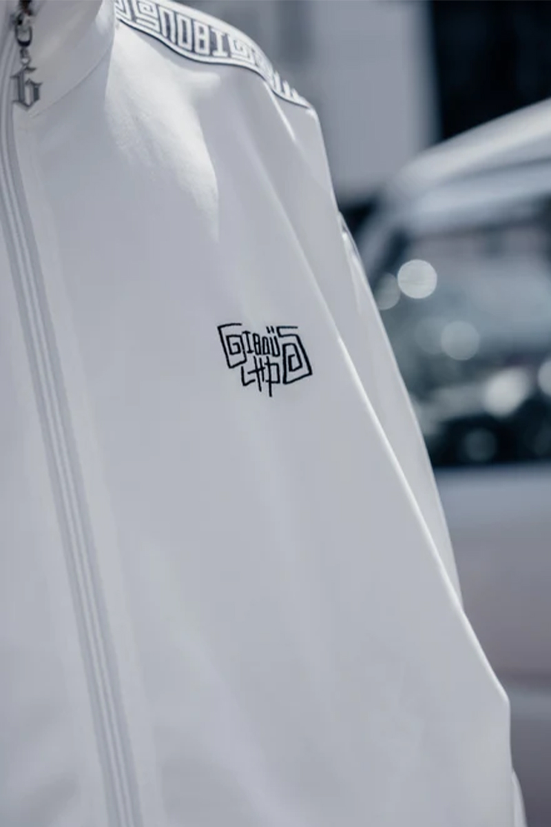 gibous(ギボス)×lhp logo track jersey white tops / ロック gibous(ギボス)×lhp logo track jersey white tops / ロック