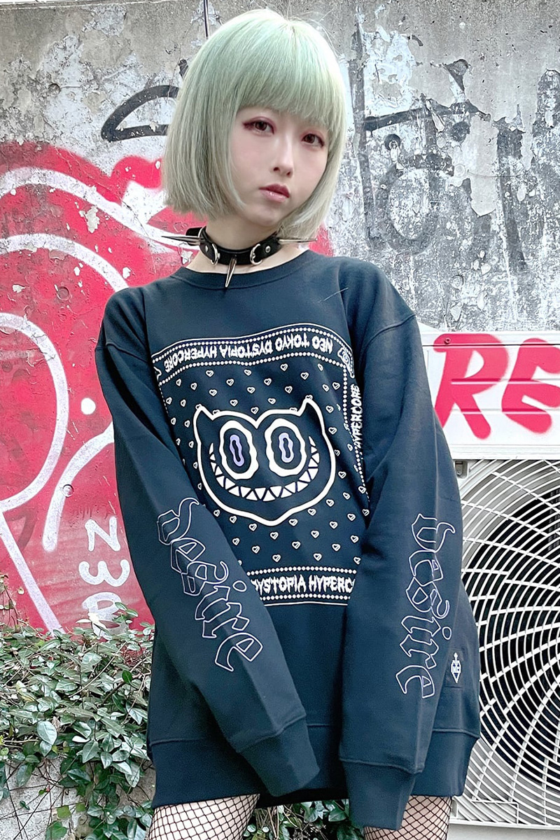 HYPER CORE BANDANAディザイアスウェット BLK×PUR