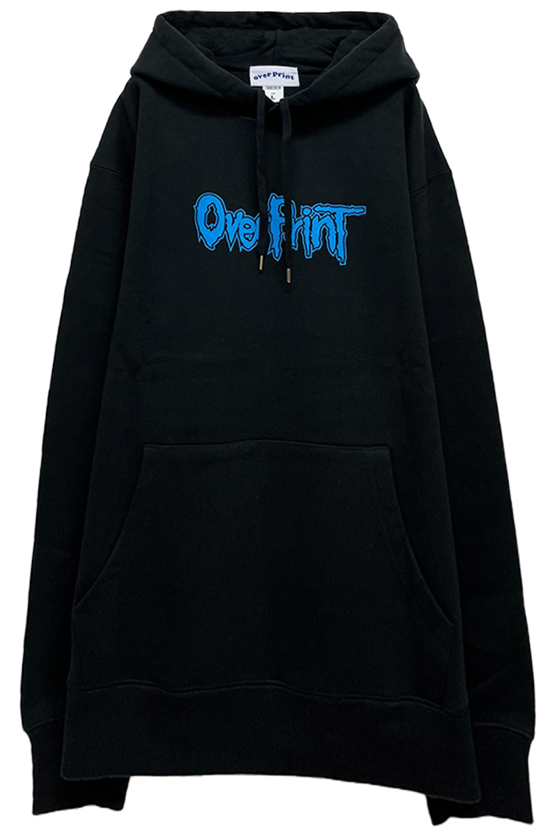 over print(オーバープリント) anti Hoodie (black) / ロック