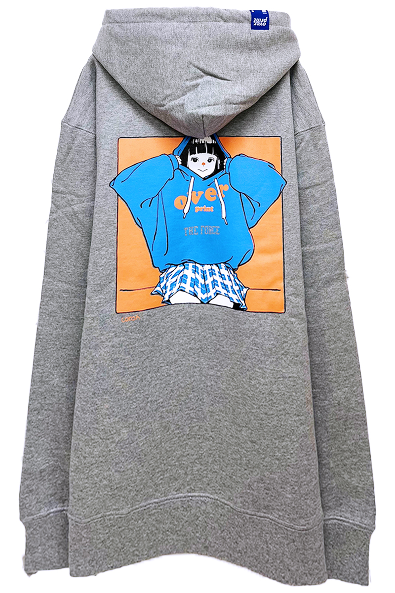 【正規品質保証】 overprint 古塔つみ XL｜メンズ ブラック HODDIE ART POP トップス