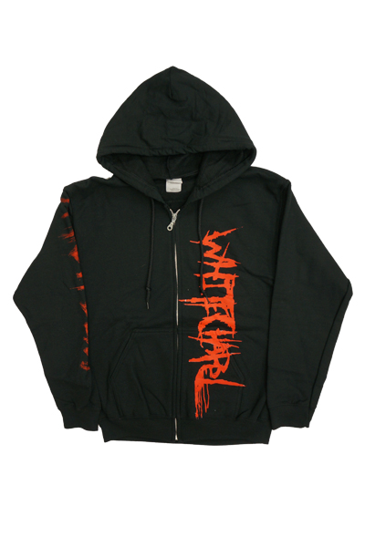 WHITECHAPEL Make It Bleed Black Zip-Up Sweatshirt