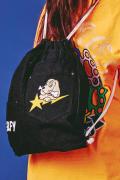 【予約商品】GALFY (ガルフィー) 星のわんちゃんリメイクナップサック - Black
