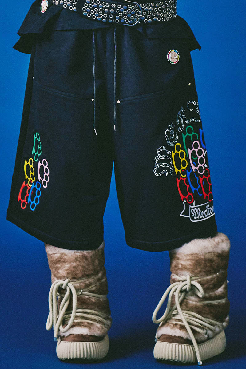 GALFY (ガルフィー) メリケン　HERTS ショーツ  - Black