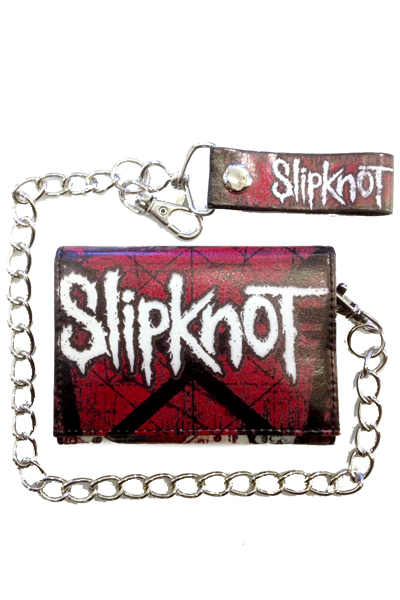 SLIPKNOT SCRATCHED GROUP CHAIN WALLET