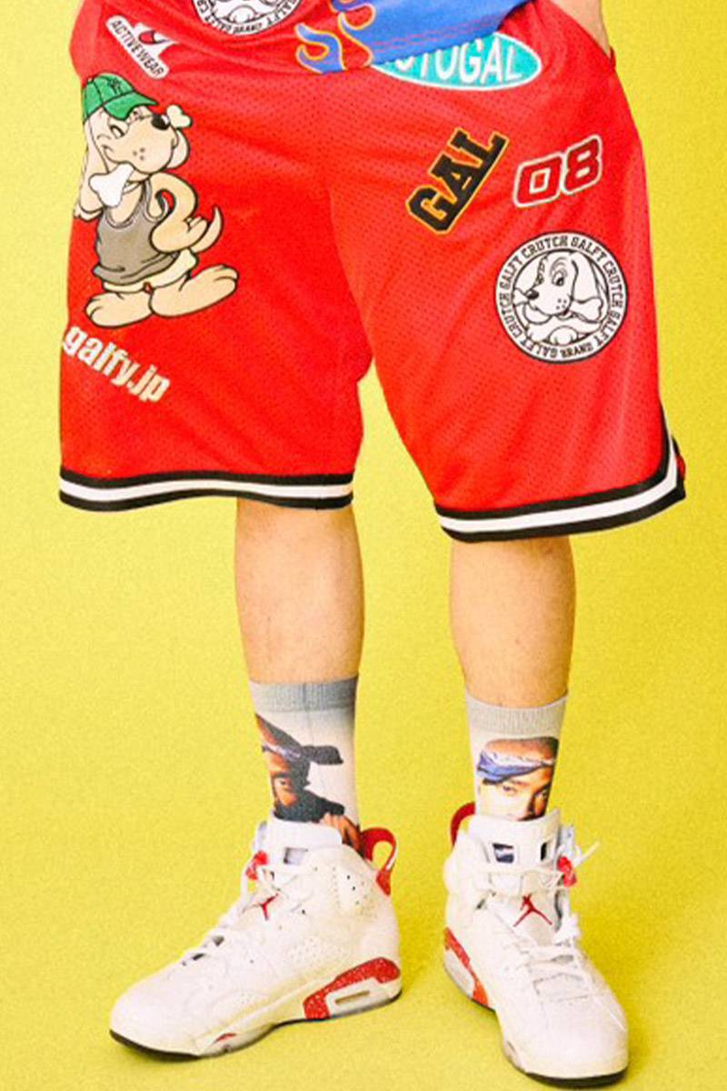 GALFY / チーム犬 / メッシュショートパンツ / L / 新品未使用