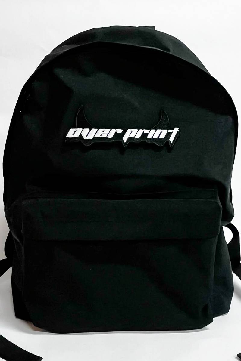over print (オーバープリント) Satan BACKPACK - Bkack