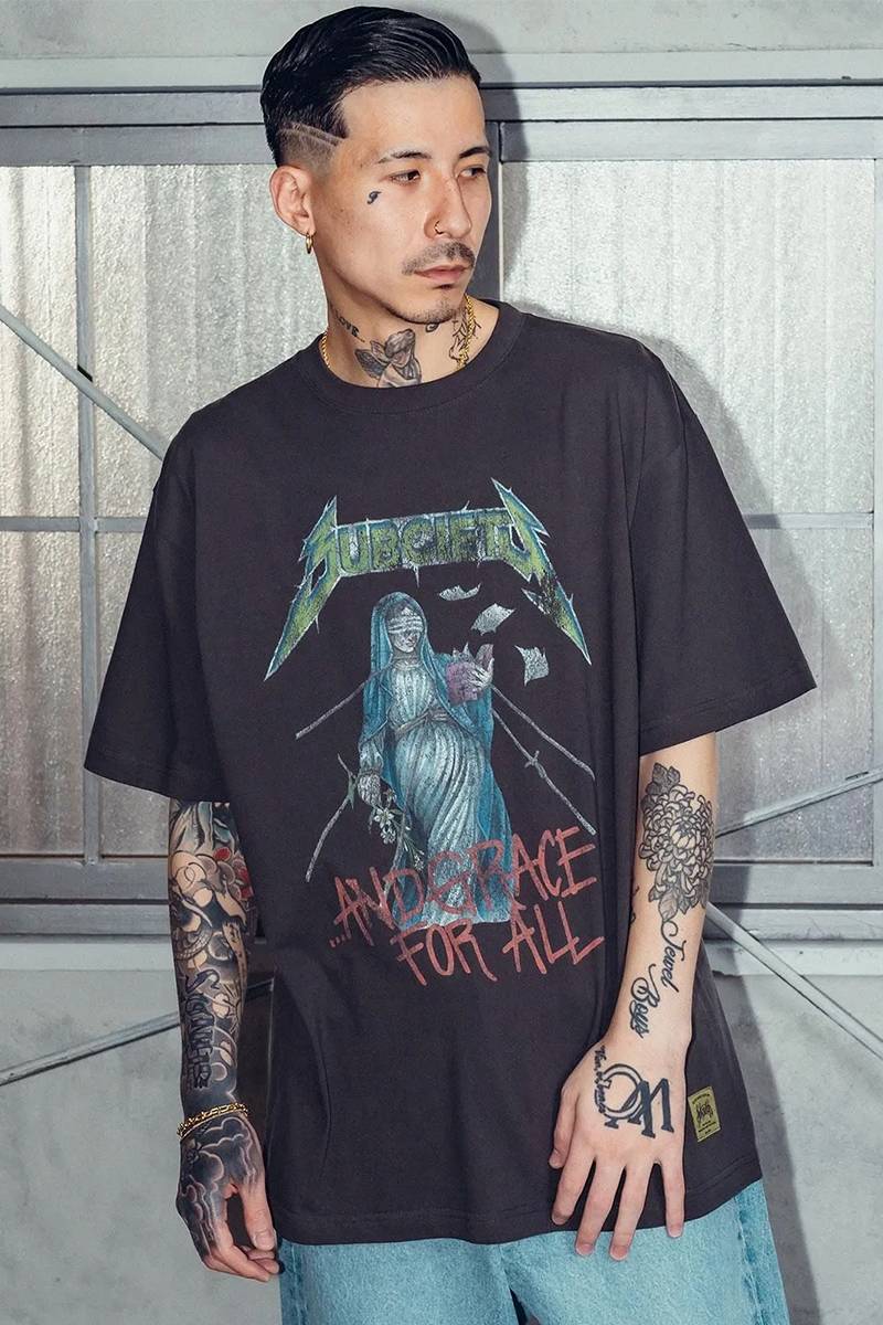 Subciety(サブサエティ) Grace tee - Black