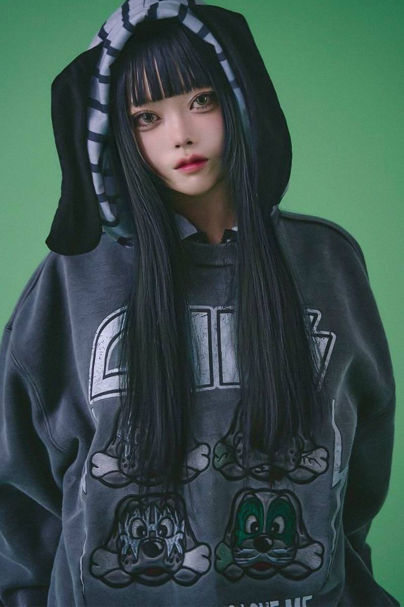 GALFY(ガルフィー) ちぃ〜っすスウェット - INK BLACK