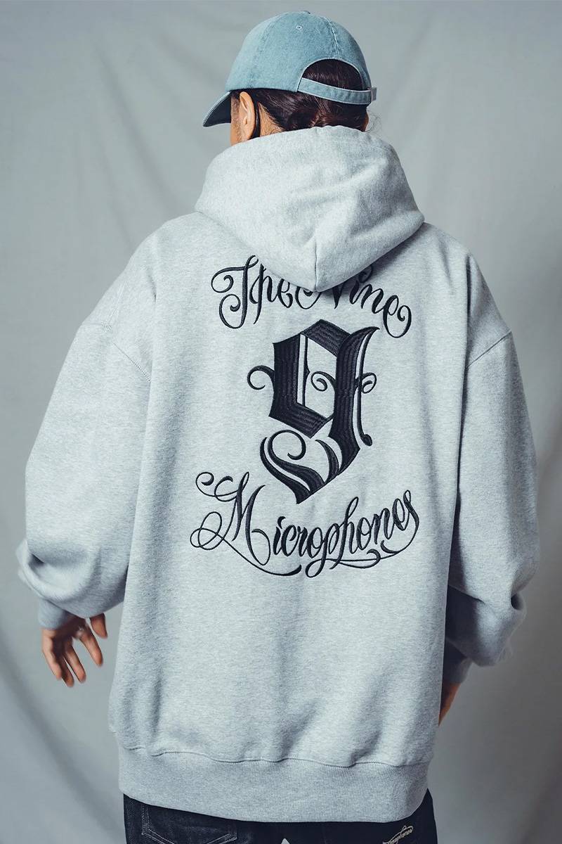 NineMicrophones (ナインマイクロフォンズ) 9MC Crew PARKA - Gray