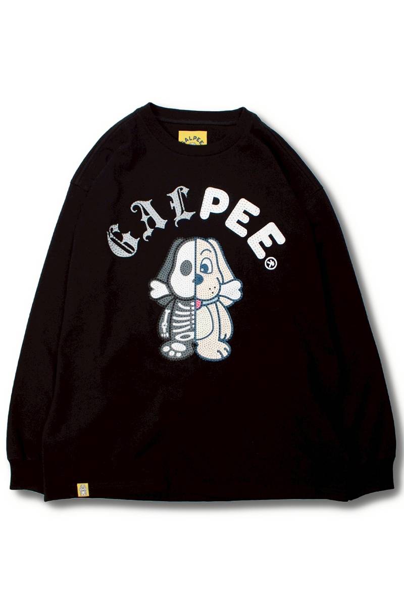 【予約商品】GALFY(ガルフィー)光るGALPE ゴーストロンTee - Black
