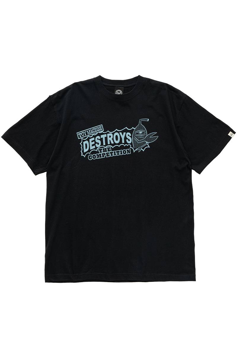 TOY MACHINE (トイマシーン) DESTROYS SS TEE - Black