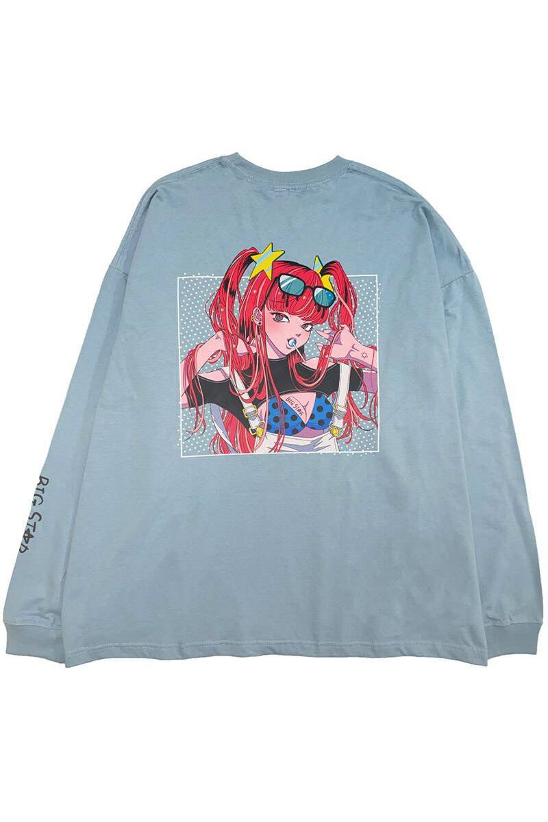 FACT101 (ファクトイチマルイチ) 『スターでごめんね☆2023』 ビッグシルエットロングTシャツ Blue