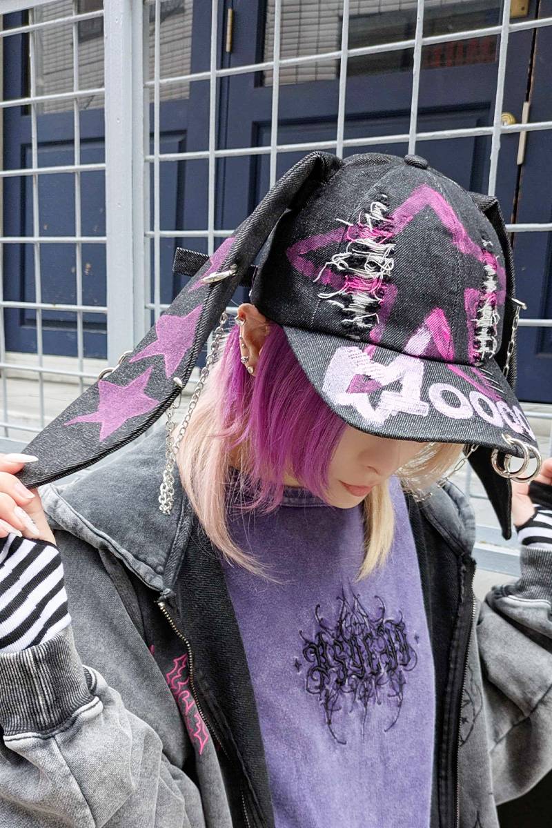 PSYCHO NATION(サイコネーション) ウサ耳グラフィティCAP