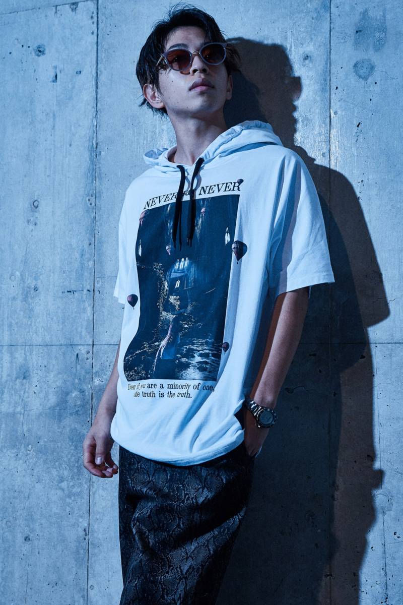 ロックファッション バンドグッズのgekirock Clothing 予約商品 Zephyren ゼファレン Dolman Big Hoody S S White Never Say Never ロックファッション バンドグッズのgekirock Clothing 予約商品 Zephyren ゼファレン Dolman Big Hoody S S White Never Say Never