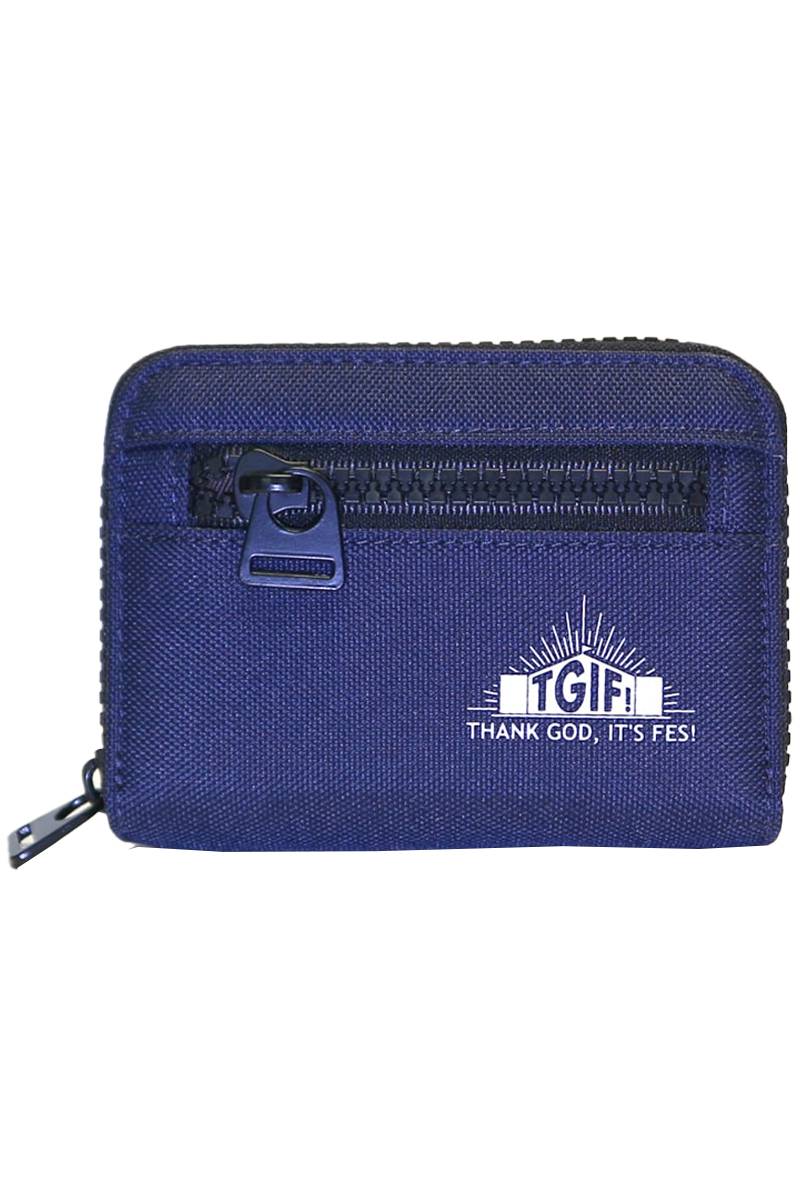 TGIF! THANK GOD, IT’S FES! フェスバッグ　TGIF!　ポリエステルコンパクトじゃばらウォレット - Blue