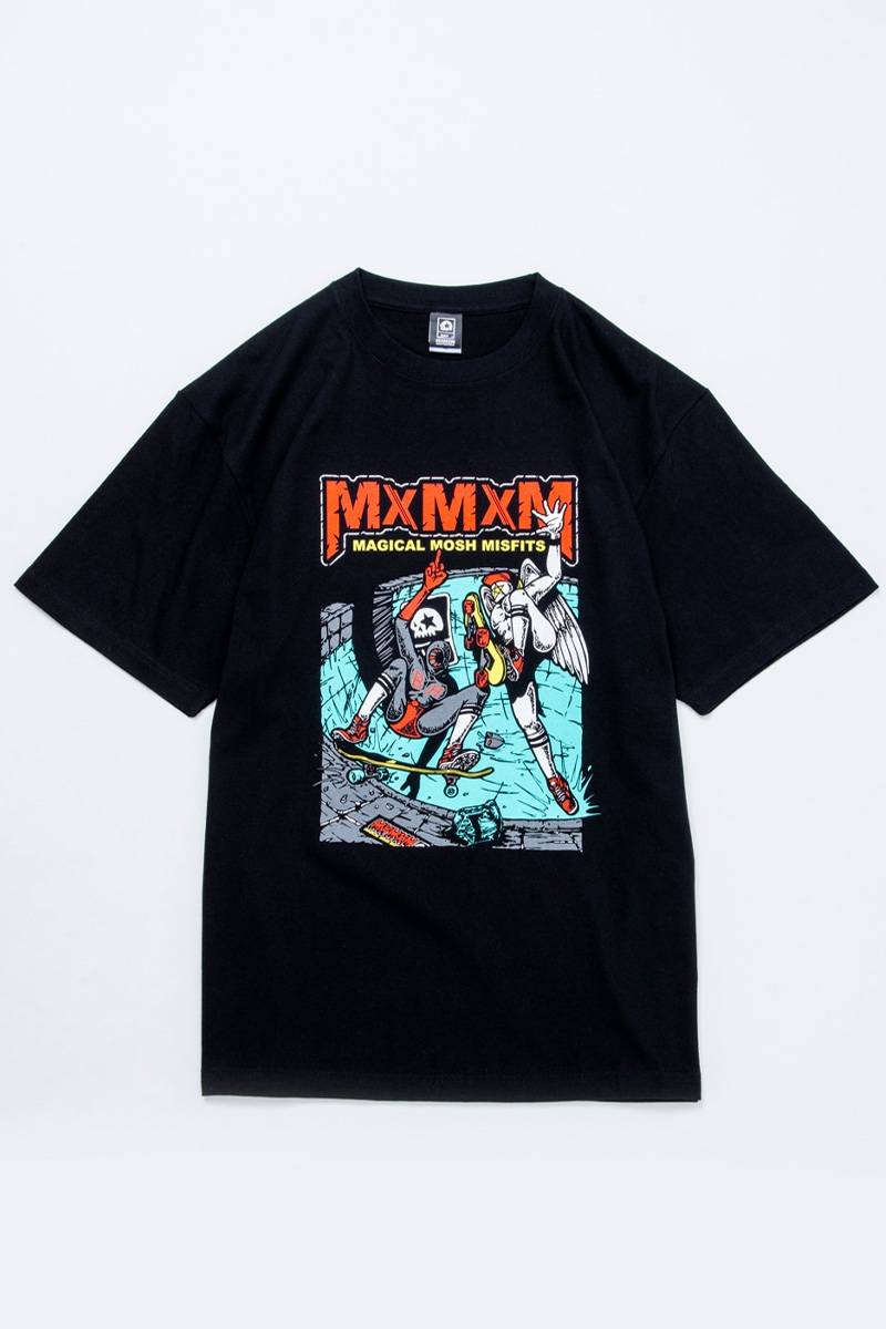 キン肉マン x MxMxM “四次元殺法 SKATEBOARDS” TEE - Red