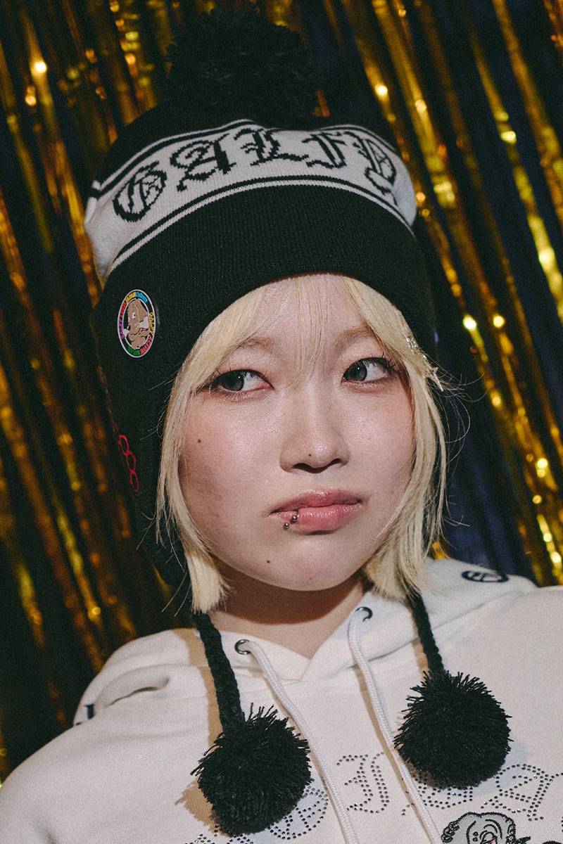 【予約商品】GALFY（ガルフィー）ぽんぽんびーにー - BLACK