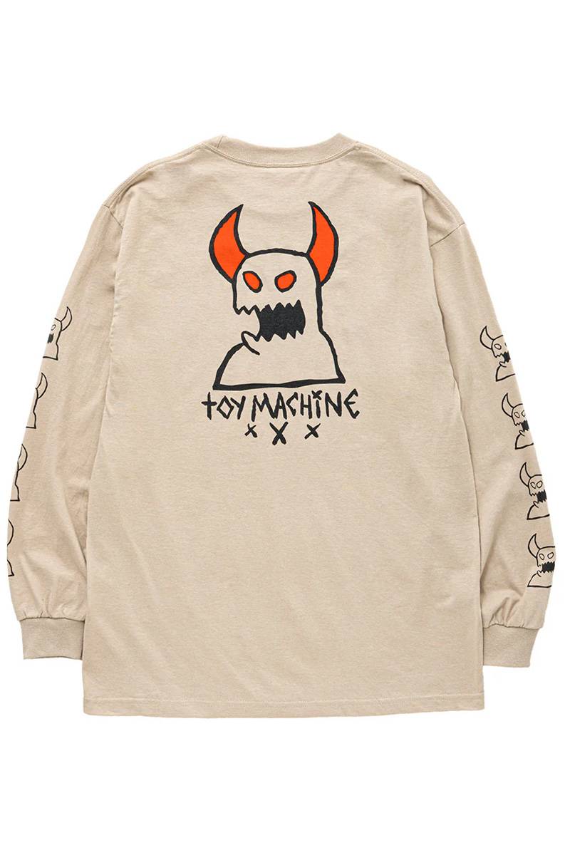 TOY MACHINE (トイマシーン) SKETCHY MONSTER LONG - SAND
