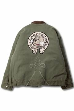 【予約商品】GALFY(ガルフィー)百合の紋紋カバーオール - Khaki