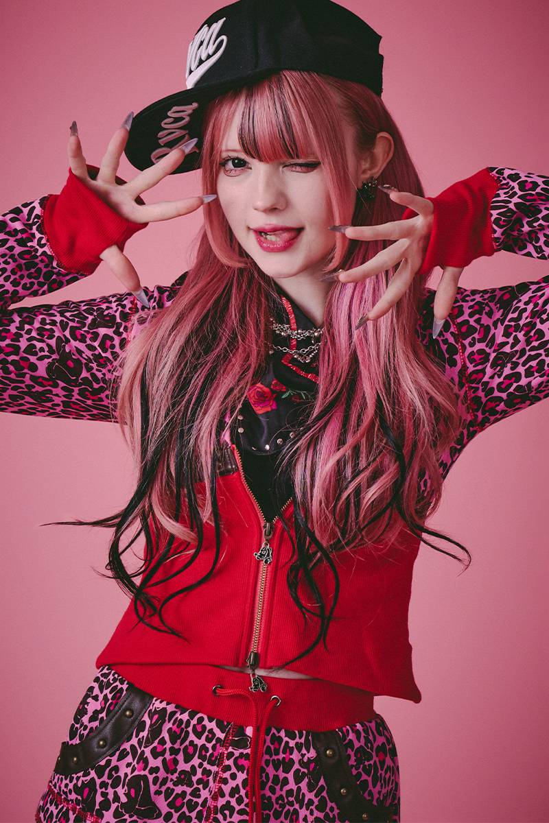 【予約商品】GALFY (ガルフィー) 柄姐フーディー - Pink