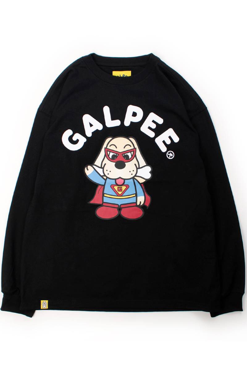 GALFY(ガルフィー) ヒーローGALPEEロンTee - Black