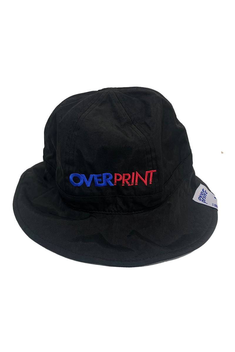 over print (オーバープリント) Washer Hat (black)