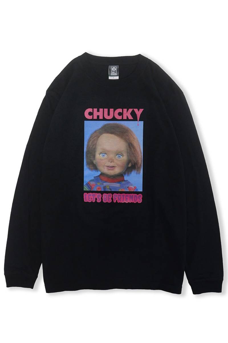 MAGICAL MOSH MISFITS (マジカル・モッシュ・ミスフィッツ)CHUCKY x MxMxM “LET'S BE FRIENDS” - Black