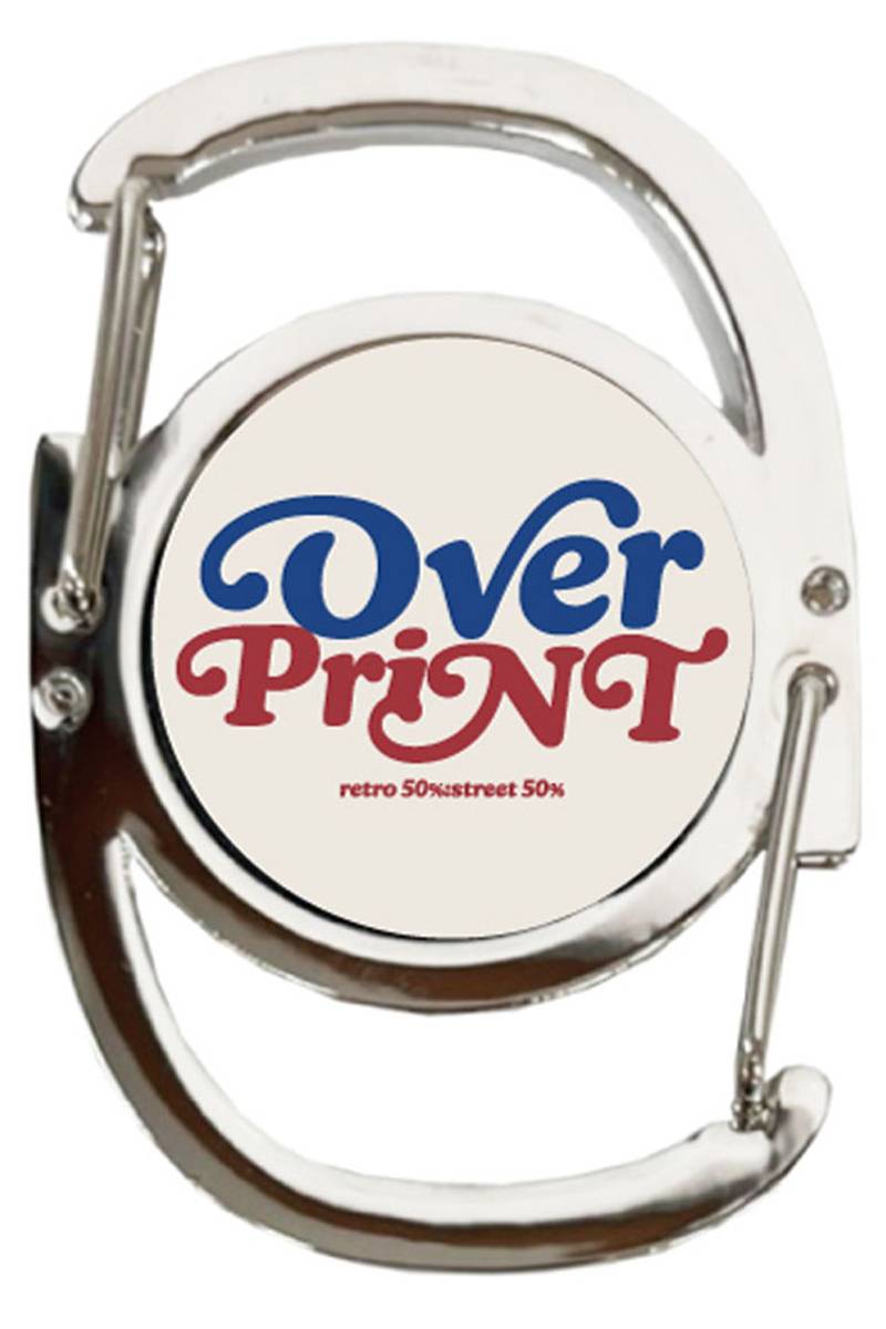 over print (オーバー・プリント) carabiner - C
