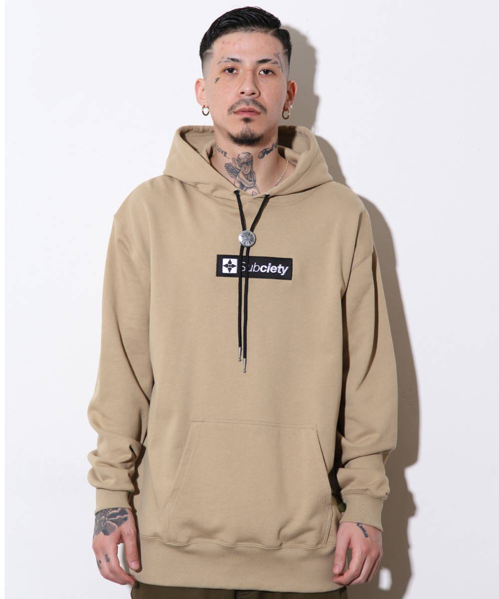 Subciety LOOP TIE PARKA BEIGE