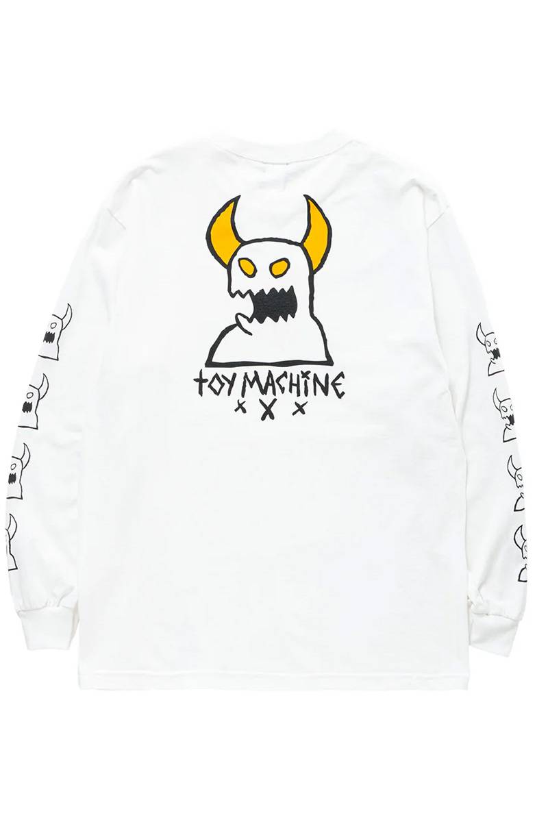 TOY MACHINE (トイマシーン) SKETCHY MONSTER LONG - White