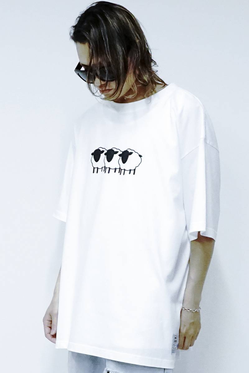 SLEEPING TABLET (スリーピングタブレット) SHEEP [ TEE ] WHITE