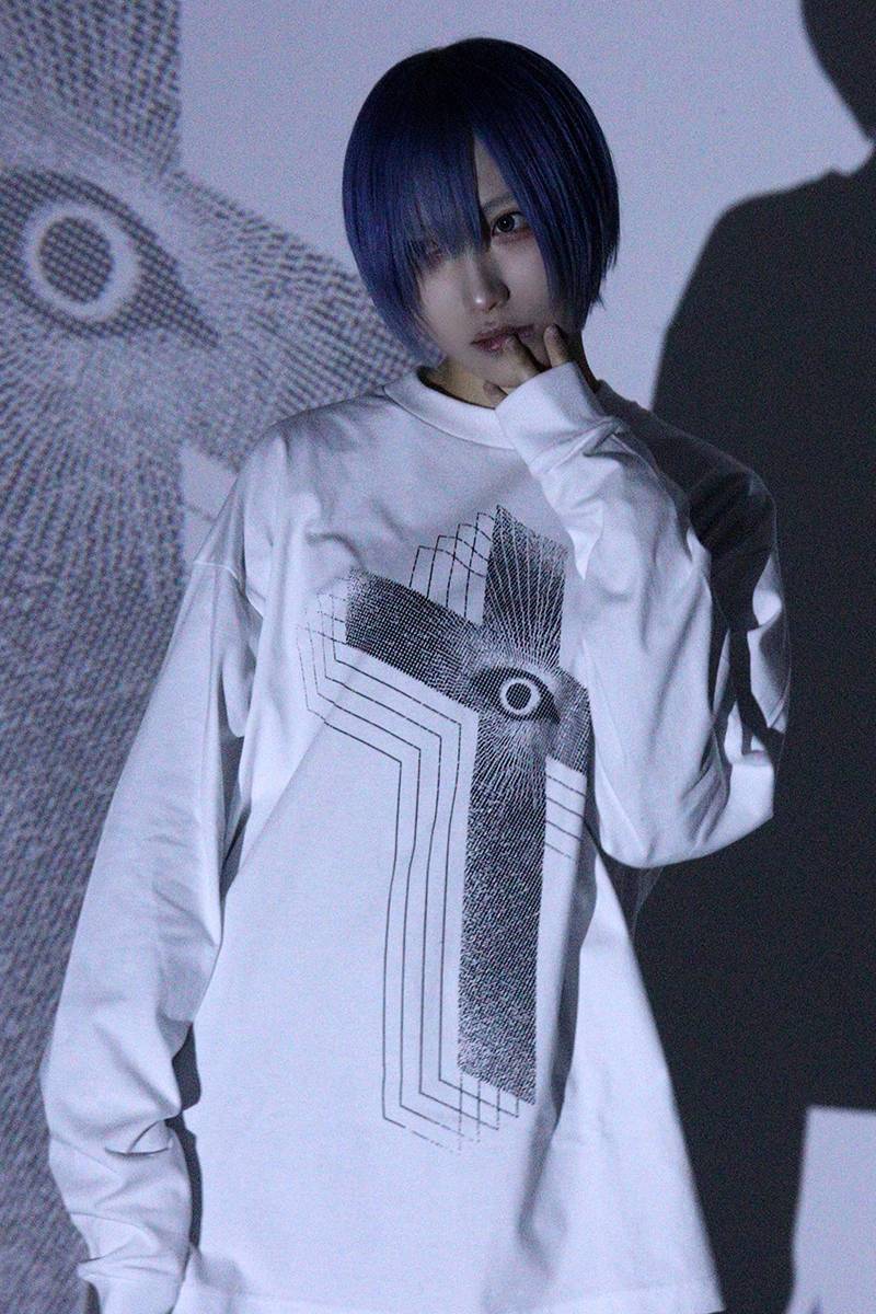 【予約商品】 Am10:24 geometry long sleeve Tshirt - White