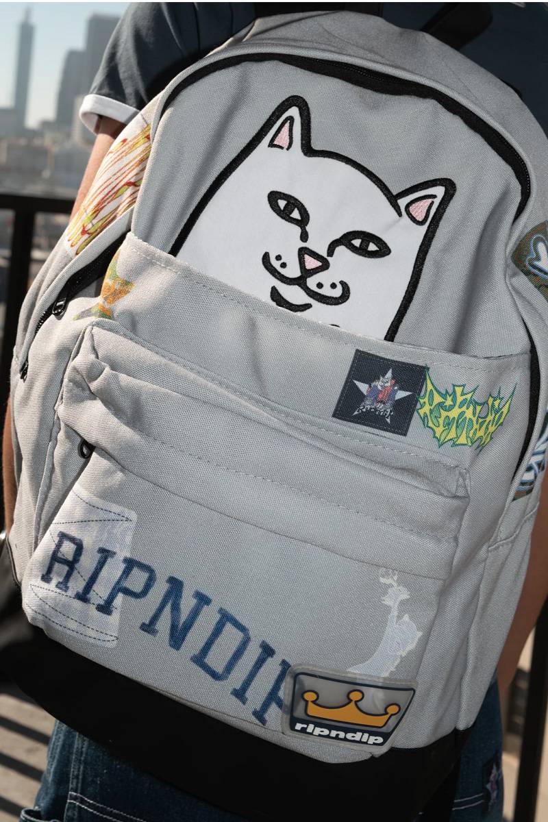 RIPNDIP(リップンディップ) Lord Nermal Skyline Velcro Backpack - Multi