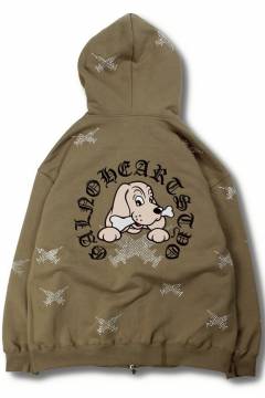 【予約商品】GALFY(ガルフィー)ピカピカ注射器犬パーカー - Khaki