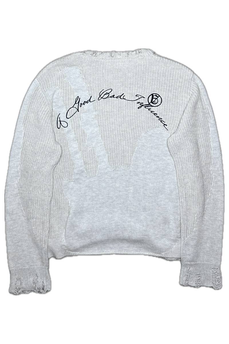 A Good Bad Influence(アグッドバッドインフルエンス) PAGE KNIT SWEATER - Beige