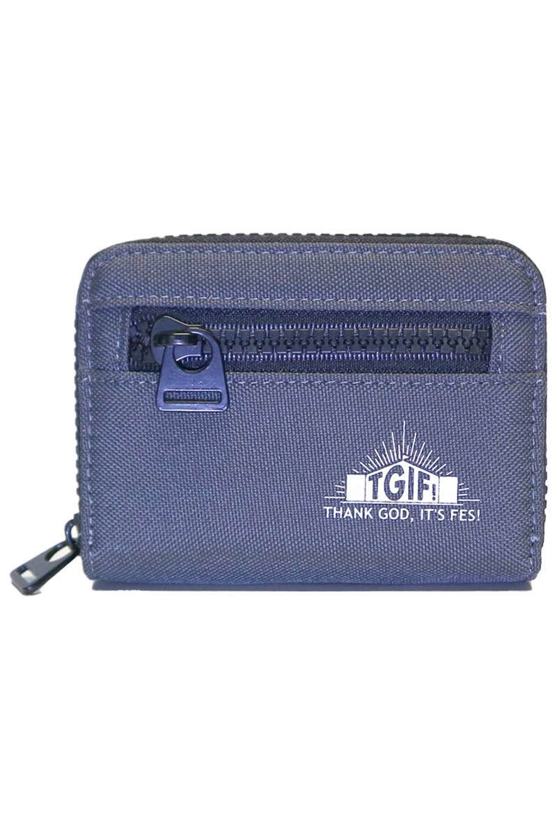 TGIF! THANK GOD, IT’S FES! フェスバッグ　TGIF!　ポリエステルコンパクトじゃばらウォレット - Gray