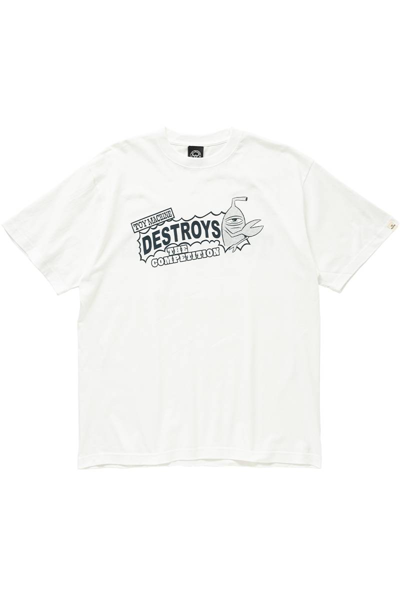 TOY MACHINE (トイマシーン) DESTROYS SS TEE - White