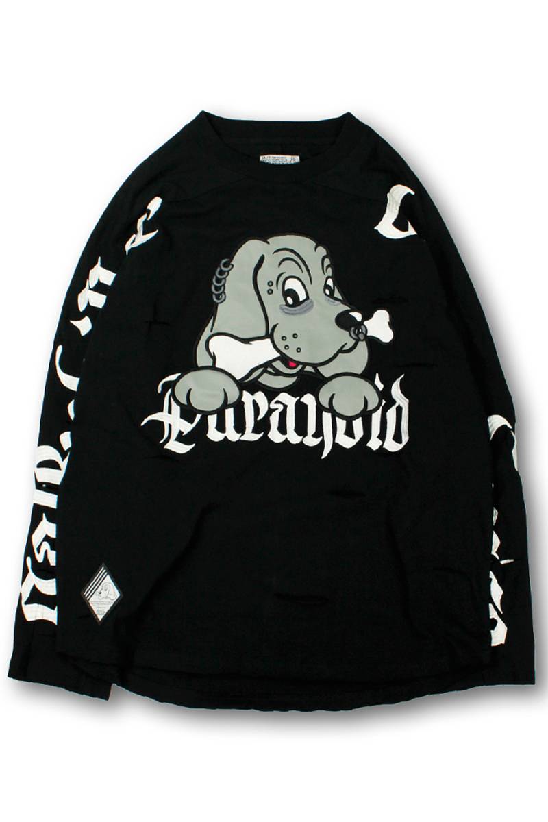 GALFY (ガルフィー) 病みに染まりしロンTee BLACK / ロック GALFY (ガルフィー) 病みに染まりしロンTee BLACK / ロック