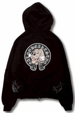 【予約商品】GALFY(ガルフィー)百合の紋紋パーカー - Black