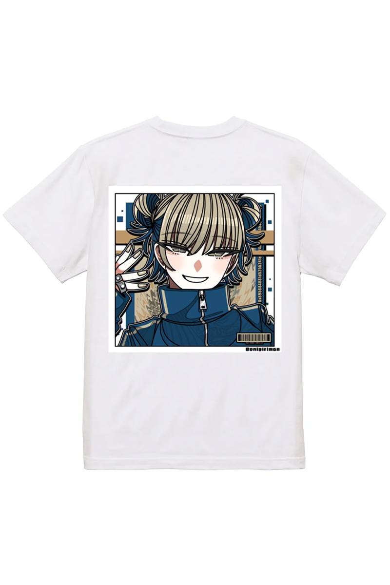 SCENE TOKYO (シーントウキョウ) up hair girl tee - White