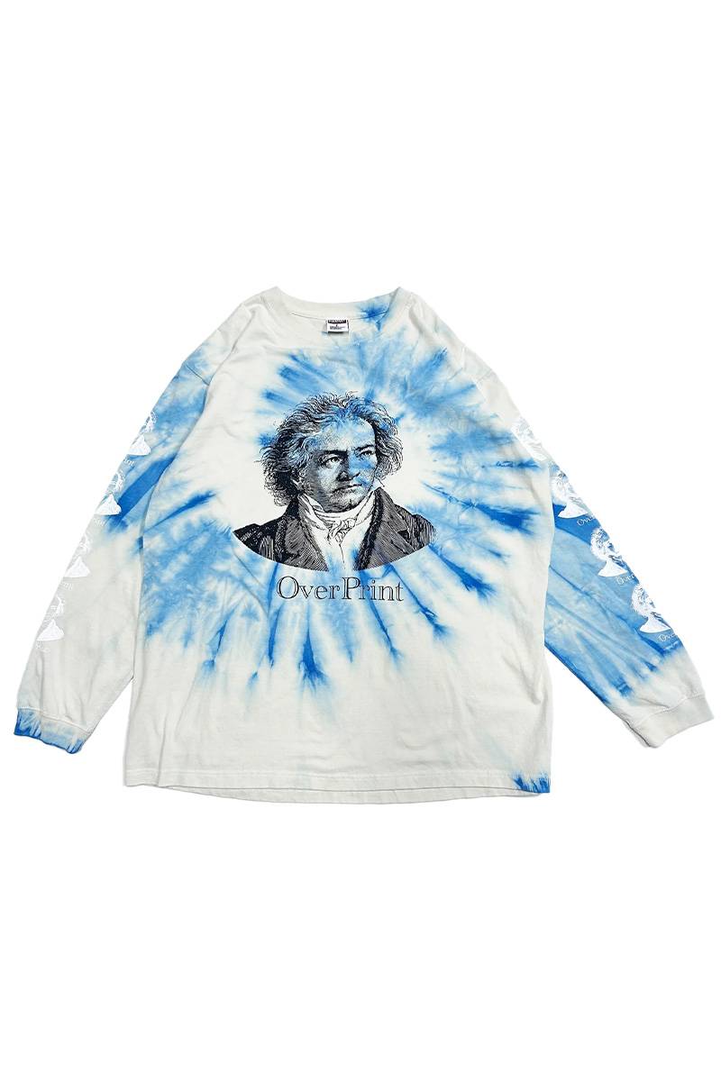 over print (オーバープリント) MUSICIAN LS Tee - Blue