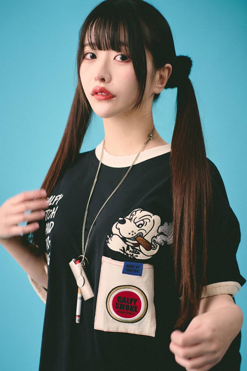 GALFY(ガルフィー) ガルスモリンガーTee BURGUNDY / ロック