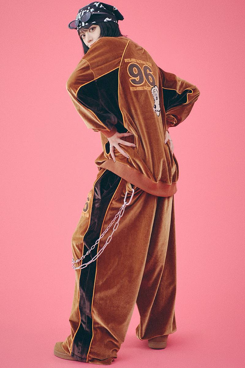 予約商品】GALFY (ガルフィー) 俺らの96' ベロアSET UP O.BROWN 予約商品】GALFY (ガルフィー) 俺らの96' ベロアSET UP O.BROWN