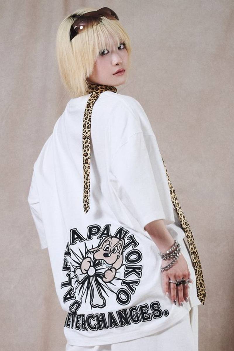 GALFY (ガルフィー) おしゃぶりワンワンTee - White