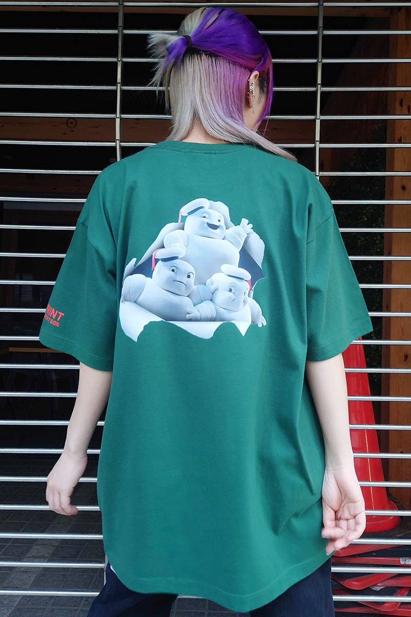 over print (オーバープリント) GHOST BUSTERS Tee 7 dark green