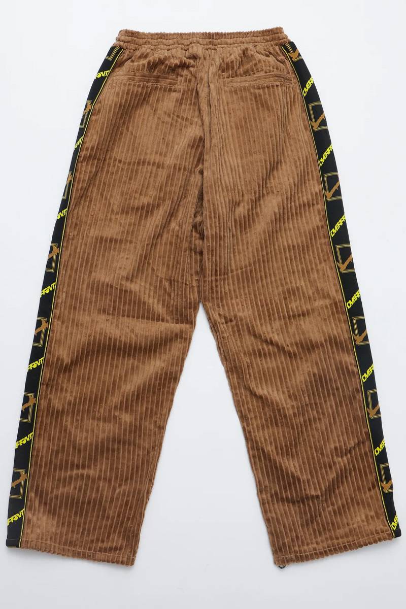 over print (オーバープリント) Corduroy jersey pants - Beige