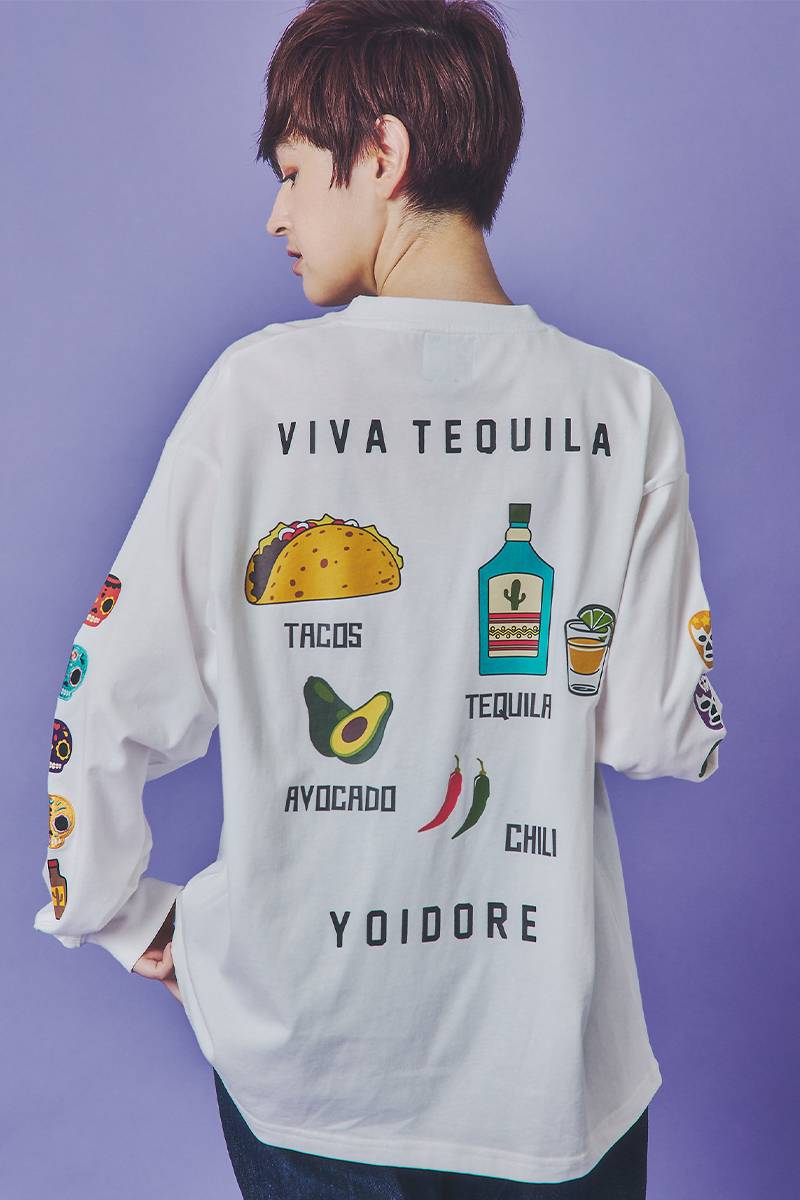 YOIDORE (ヨイドレ) テキーラロンTEE - White